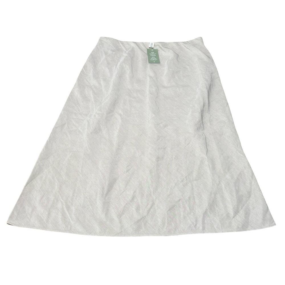 H&M Light Gray A-Line Skirt